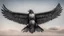 Placeholder: iron eagle with rivets full wingspan