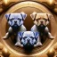 Placeholder: 3d cute puppies, beautiful rich, detailed yin and yang symbol, shiny, intricate, gorgeous, ultrafine detail, hyperrealism, trending , sharp focus, intricate details, highly detailed, glowing, glitter, complementary colours