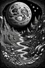 Placeholder: Un paisaje lunar estilo Escher