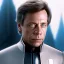 Placeholder: extremely detailed 8k hyperspace wallpaper,complete and photo realistic detailed head to waist stunning photo realistic portrait of mark hamill as luke skywalker in star wars with short lenght, Symmetrical, soft, fine, warm, photo realistic hair, blue eyes, professional majestic photo realistic painting by Ed Blinkey, Atey Ghailan, by Jeremy Mann, Greg Manchess, Antonio Moro, trending on ArtStation, Intricate, High Detail, Sharp focus, dramatic, by greg rutkowski, rough face, pilot jacket