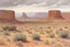 Placeholder: cloudy grey day, arid rocky land, few distant cliffs, philosophic and trascendent influence, unforgettable landscape, dry weeds, videgame landscapes influence, epic, one person, distant mountains, rodolphe wytsman, jenny montigny, and friedrich eckenfelder impressionism paintings