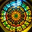 Placeholder: sunlight in a stained glass mandala
