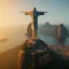 Placeholder: Christ the Redeemer, beautiful, landscape,sunset, unreal engine 5, cinematic lighting, photorealistic, realistic, hyper detailed, 8k, octane render, cinema 4d