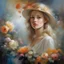 Placeholder: ((best quality)), ((masterpiece)), ((realistic, digital art)), (hyper detailed), Craft a self-portrait of a young woman, that explores the depths of her subconscious mind, depicting her inner world in a surreal manner, painted by Willem Haenraets