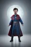 Placeholder: Doctor strange toddler, serious, portal, full body, jump, bokeh, hyper realistic