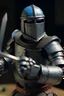 Placeholder: Stop motion puppet of a knight