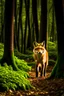Placeholder: A fox in the woods.