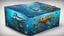 Placeholder: subnautica box with a drawn biom and creatures on the box ,very realistic