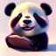 Placeholder: cute baby panda, by pixar