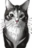 Placeholder: lovely cat no coloring images