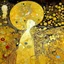 Placeholder: A light yellow heaven in a lightning storm designed in ancient Egyptian hieroglyphics painted by Gustav Klimt