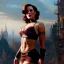 Placeholder: Drawing of beautiful face,'beautiful,Busty fit 'Piper Wright - Fallout 4 ',intense stare, ancient skintight armor, balanciaga fashion clothe painting by gaston bussiere, greg rutkowski, yoji shinkawa, yoshitaka amano, tsutomu nihei, donato giancola, tim hildebrandt Oil on canvas, cinematic composition, extreme detail,fit full head inside picture,16k