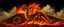 Placeholder: Nubraxas fire and darkness volcano Haiti dragon with rooster head and serpent legs as a vision of the beginning of awakening within a dream of paint color and time and a whip covered in blood