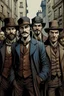 Placeholder: The Gangs Of New York type comic book art