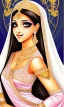 Placeholder: Arab princess, beautiful, innocent, angelic features, Arab clothes, portrait, high details