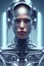 Placeholder: cyberpunk, chrome body, women, portrai, open mouth, perfect skin, tron, cyborg , perfekt, real, dream, hr giger