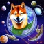 Placeholder: shiba inu in space with dank nugs