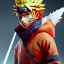 Placeholder: isometric clean art of naruto, soft lighting, high definition, unreal 5,