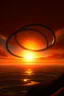 Placeholder: Sunset in a ringworld