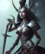 Placeholder: Sexy alien queen warrior full image