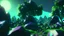 Placeholder: green black crystal cosmic and galactic ambiance hill sky rocks sunny trees pools , full of details, smooth, bright sunshine，soft light atmosphere, light effect，vaporwave colorful, concept art, smooth, extremely sharp detail, finely tuned detail, ultra high definition, 8 k, unreal engine 5, ultra sharp focus