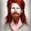 Placeholder: Portrait of Courtney Gains as a ruggedly handsome but joyful roguish pirate, charismatic, attractive male, masculine, perfect, precisely detailed, lightly freckled face, meticulously detailed multi-hued ginger carrot colored cherry fire red hair; Malachai of the corn; fantasy, intricate, elegant, highly detailed, digital painting, artstation, concept art, matte, sharp focus, illustration, art by artgerm and greg rutkowski and alphonse mucha