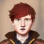 Placeholder: ed sheeran with dark brown hair, round head, lego, steampunk