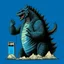 Placeholder: Godzilla using a nokia