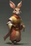 Placeholder: Female humanoid rabbit monk