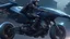 Placeholder: flying motocycle cyberpunk realistic star wars