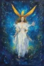 Placeholder: the stars above, in the style of Leonora Carrington