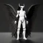 Placeholder: angel, demon, angel demon hybrid, half angel, half demon, black angel wings, white demon wings, black and white, balance, horns, armor, noble clothes, black and white armor, black and white clothes