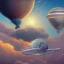 Placeholder: Aerostat and Zeppelin , microscopic image by electron microscope, art by Thomas kinkade,Anna Dittman,Dan Mumford,Killian Eng,Greg Rutkowski