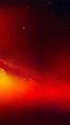 Placeholder: A planets with a background of Fire Brick color low glitter abstract gradient space defocus texture; free space; horizontal banner with smooth dark edges and copy spase for text “SAMARRAI