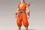 Placeholder: Full Body, Male Dragonborn, monk, outfit like goku