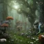 Placeholder: animals surrounding a black robed figure in a beautiful forest, trees and flowers, 8k resolution, high-quality, fine-detail, iridescent, intricate, digital art, detailed matte, volumetric lighting, beautiful, illustration, 3D octane render, margaret weiss, brian froud, howard lyon, selina french, anna dittmann, annie stokes, lisa parker, greg rutowski,