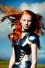 Placeholder: (strikingly beautiful 16 year old charming teen girl:1.2) with (long ginger hair:1.1) and (freckles:1.2) wearing (skimpy leather fantasy armour with halter top and thong:1.3) and (medium cleavage:1.2), tracing, ambient light, highres, (hyperrealistic:1.2), (perfect face:1.1) intricate (high detail:1.1) body, beautiful detailed eyes, plump lips, fantasy theme, Model hash: ddc3021b