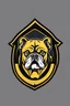 Placeholder: Sports logo for team called "Bulldogs", yellow and black