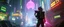 Placeholder: cyberpunk space city, in valley, close up on A space pirate hi class girl with disco ball rocket shooting sparks backpack named Daisy started doing the splits, Blew a fuse in his hips and short-circuited his bits, The Martian fluffy gremlins went wild, the Plutonians dogs screamed, Even black-and-white aliens turned ultraviolet green! in the style of fallout 4 and HR Giger, background motion blur , and volume fog spot lights