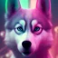 Placeholder: Husky, neon pink eyes, 8K, cinematic lighting, sharp focus, masterpiece, expert