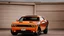 Placeholder: dodge challenger, orange color, black stripe