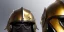 Placeholder: apocalypse, chaotic, magnificent, realistic, colorful, massive, epic, ray tracing, cinematic, 8k, HD, Ultra High Definition, photo film, film grain, hyper-detailed, old tarnished ornate rusty Hyper detailed Gold Gothic Medieval Knight helmet with glass visor covering face and matching whole body suit of armor, realistic proportions, no face