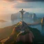 Placeholder: Christ the Redeemer, beautiful, landscape,sunset, unreal engine 5, cinematic lighting, photorealistic, realistic, hyper detailed, 8k, octane render, cinema 4d