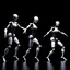 Placeholder: dancers helped by AI