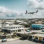 Placeholder: kingston town with planes flying around