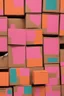Placeholder: Cardboard Boxes, painter roscoe style, pink and orange