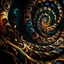 Placeholder: Wallpaper. Patterns. Fractal art. Spiral. Beauty. Magic. Graffiti. Wall art.