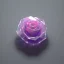 Placeholder: transparent multicolor crystal rose