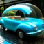 Placeholder: A car shaped as a soap bubble.