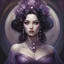 Placeholder: pearls. full body portrait of beautiful woman , purple clothes, black hair, pretty eyes, Breathtaking Masterpiece Fantasycore Artwork By Anna Dittmann, Daniel Merriam, Jean Baptiste Monge, Alberto Seveso, Erin Hanson, Jeremy Mann""